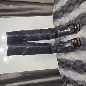 Womens FRYE Jane Tall Cuffed Boots Size 8.5